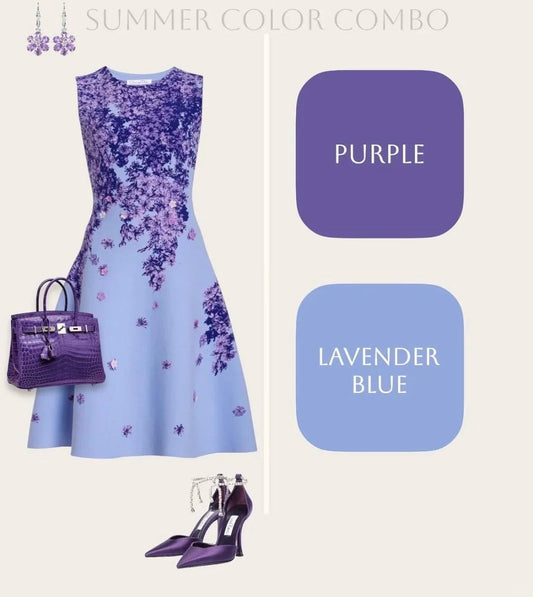 A-Line Short Party Dress Round Neck Satin Applique Hoco Dresses Sweet Lavender Birthday Outfit HZ1024