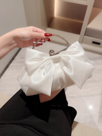New 2025 Women__ Bag WhiteFlower Clutch for Evening Dress ED03922