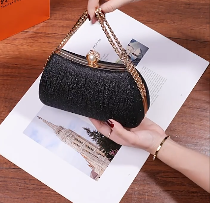 Elegant Gold Mother of the Bride Bag Sparkly Gala Clutch Bag ED03931