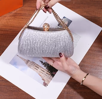 Elegant Gold Mother of the Bride Bag Sparkly Gala Clutch Bag ED03931