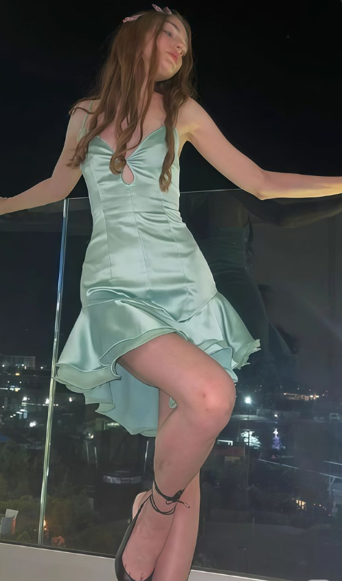 Sheath Birthday Formal Dress Tiffany Blue Short Homecoming Dress Fairy Strap Satin Graduation Dress HZ1024
