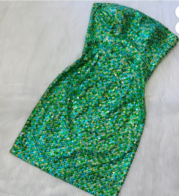 Sheath Formal Dress Strapless Short Prom Dress Turquoise Homecoming Dress HZ1024