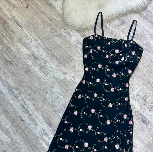 Spaghetti Strap Sheath Beaded Chiffon Short Prom Dresses, Vintage Black Homecoming Dresses HZ1024