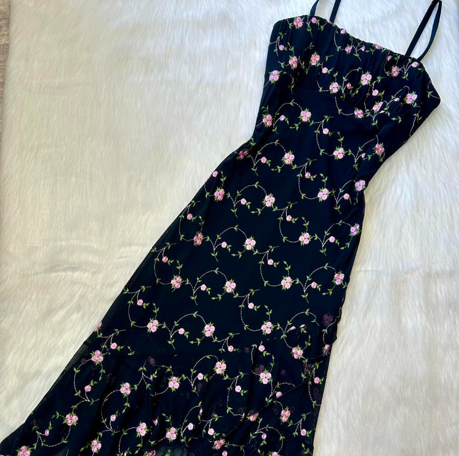 Spaghetti Strap Sheath Beaded Chiffon Short Prom Dresses, Vintage Black Homecoming Dresses HZ1024