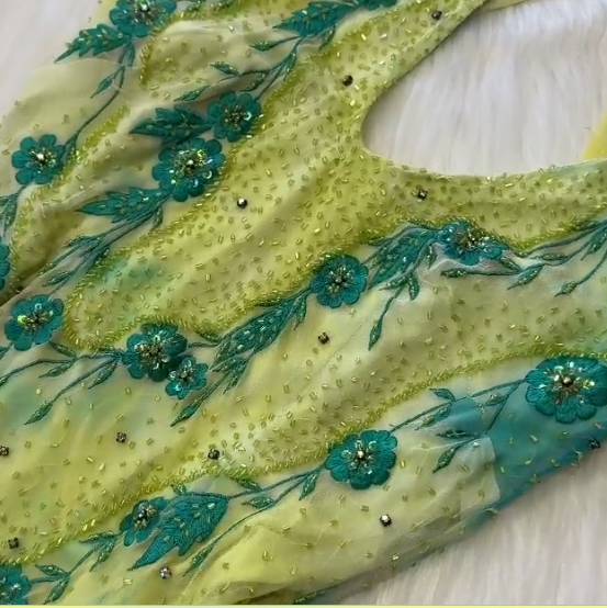 Vintage Halter Sheath Beaded Chiffon Prom Dresses, Yellow Homecoming Dresses  ED04234