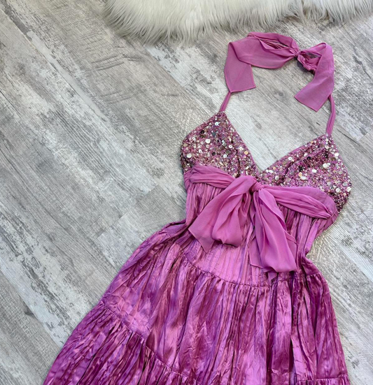 Halter Sheath Satin Short Prom Dresses, Beads Backless Homecoming Dresses HZ1024