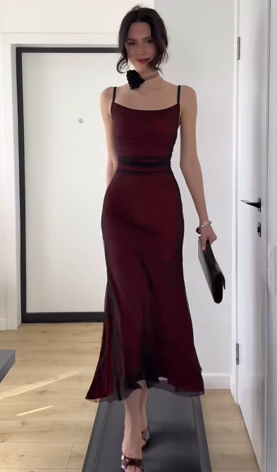Spaghetti Straps Sheath Birthday Dresses, Black Formal Dresses HZ1024