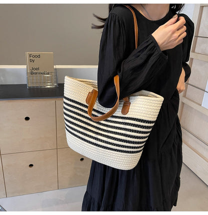 All-match woven shoulder bag ED0437
