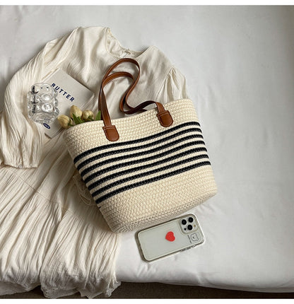 All-match woven shoulder bag ED0437