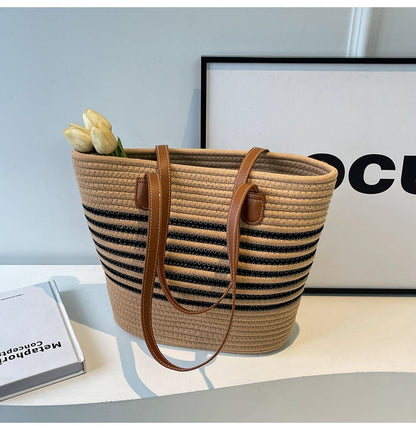 All-match woven shoulder bag ED0437