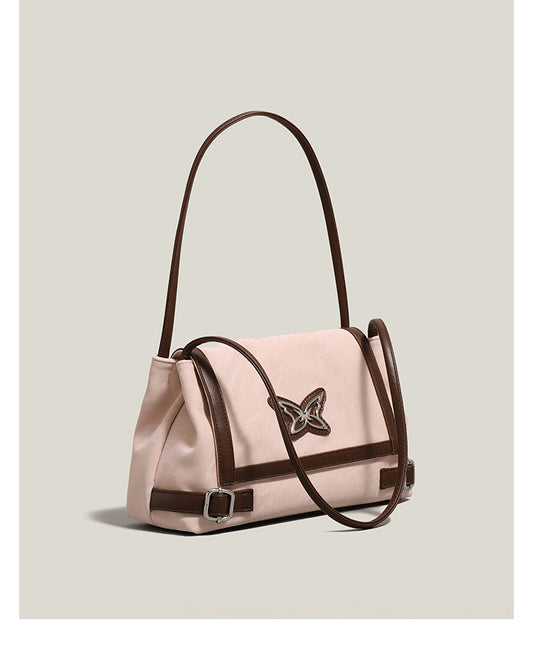 American retro motorcycle butterfly commuter shoulder bag ED0441