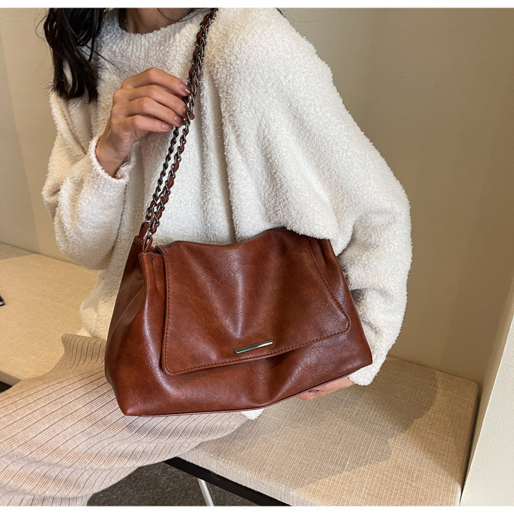 Large capacity retro versatile chain shoulder bag ED0445