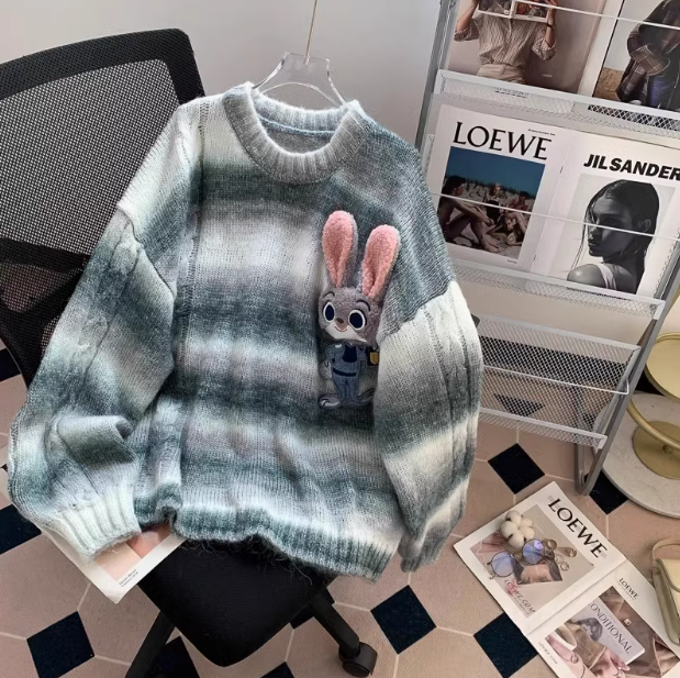 Bunny Loose Long sleeve Sweater HZ1024