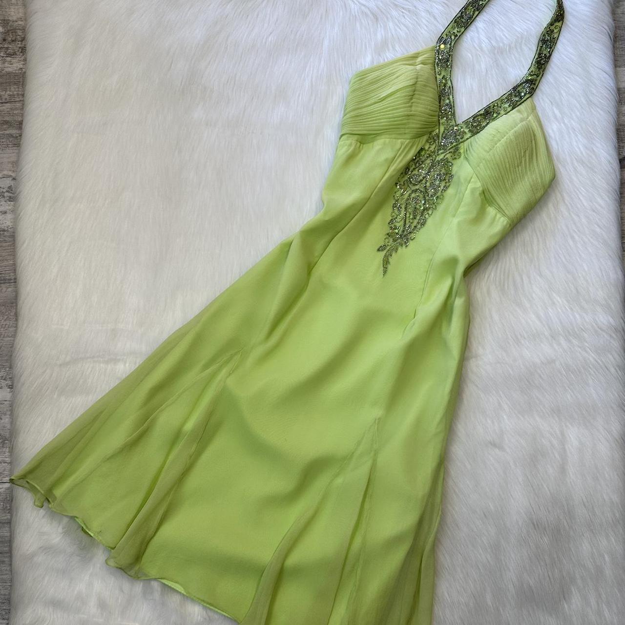 Halter Sheath Short Prom Dresses, Chiffon Green Homecoming Dresses Birthday Dresses HZ1024