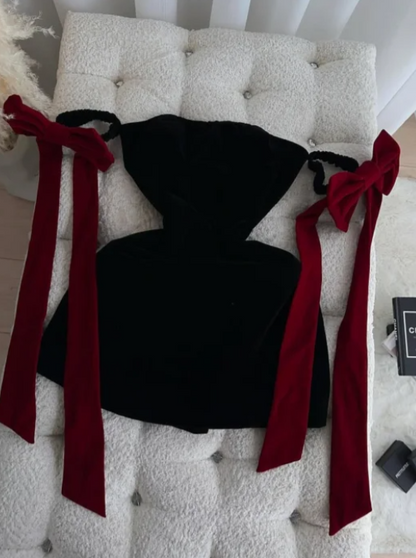 Off-the-shoulder Sheath Short Prom Dresses Satin Black Homecoming Dresses Sexy Birthday Dresses HZ1024