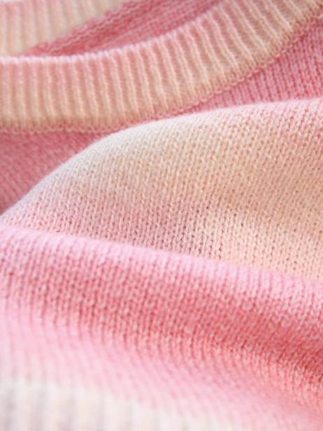 color dopamine soft waxy women's long-sleeved sweater HZ1024