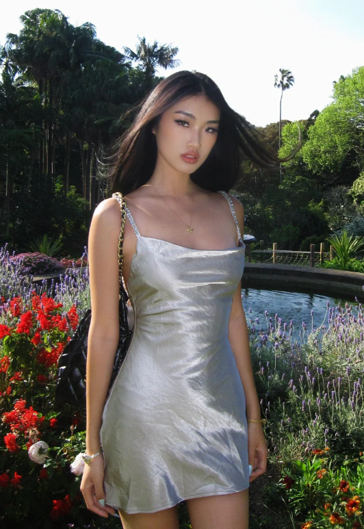 Sexy Spaghetti Strap Sheath Grey Short Formal Dresses Satin Grey Party Dresses Backless Homecoming Dresses ED04925