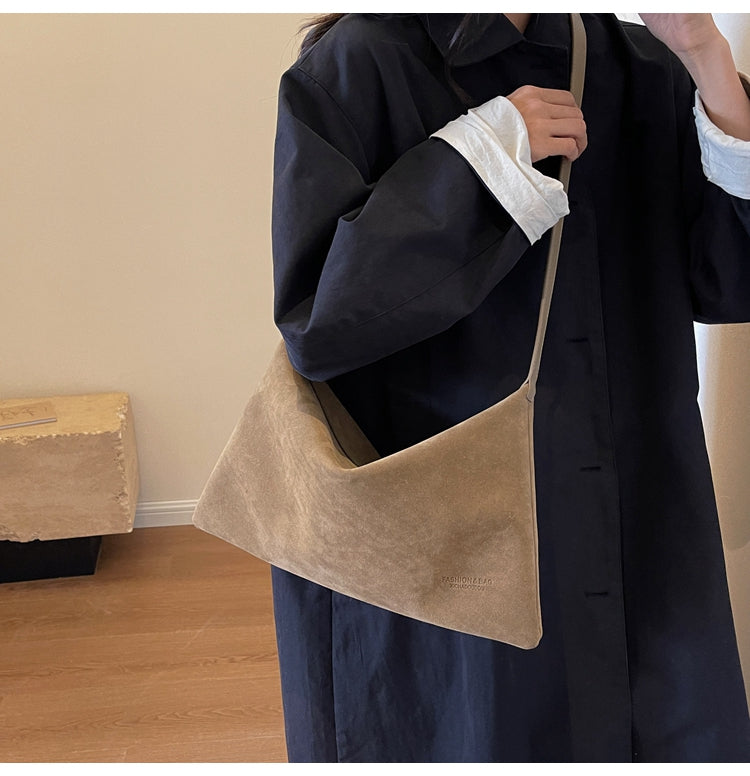 Deerskin Commuter Crossbody Bag HZ1024