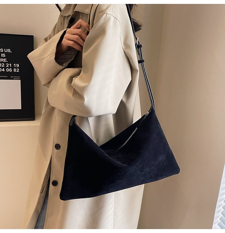 Deerskin Commuter Crossbody Bag HZ1024