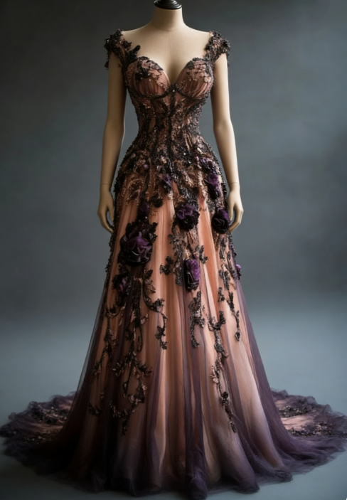 Princess Sweetheart A-Line Long Prom Dresses Sleeveless Birthday Dresses Applique Tulle Quinceanera Dresses ED05085