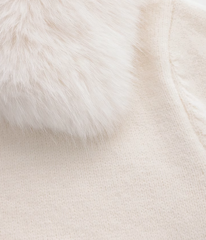 New Style Fashion Hooded Fur Collar Zipper Loose Sweater HZ1024
