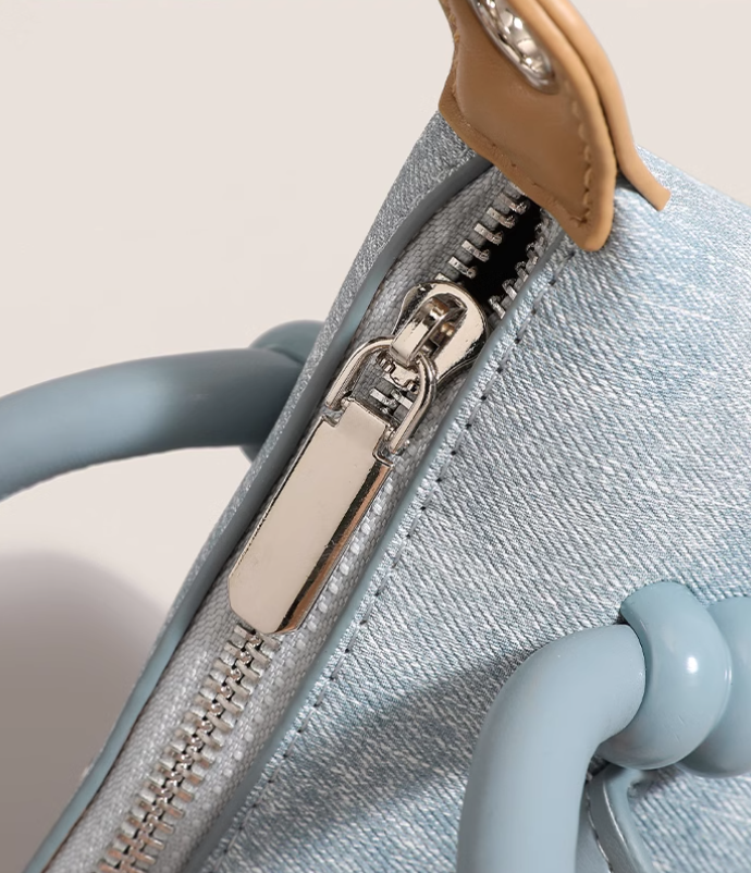 Denim blue all-match handbag shoulder messenger bag ED0548