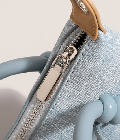 Denim blue all-match handbag shoulder messenger bag ED0548