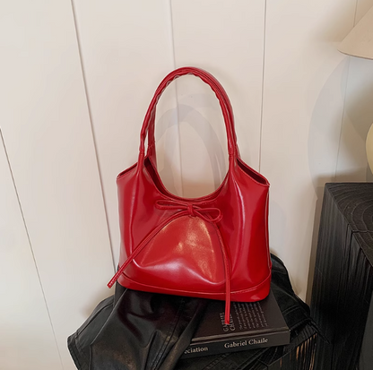 ballet style red bow shoulder bag HZ1024
