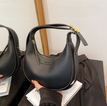 all-match solid color shoulder crossbody bag dumpling bag HZ1024