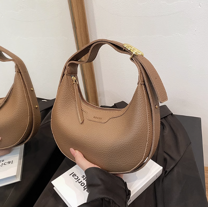 all-match solid color shoulder crossbody bag dumpling bag HZ1024