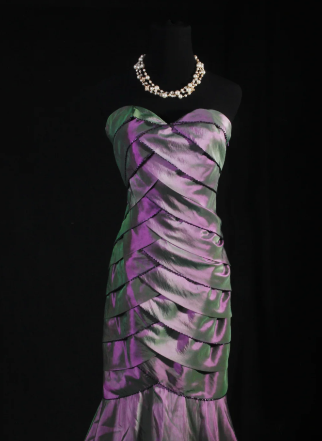 Elegant Purple Mermaid Long Prom Dresses Satin Sweetheart Evening Dresses Sleeveless Wedding Guest Dresses ED05789