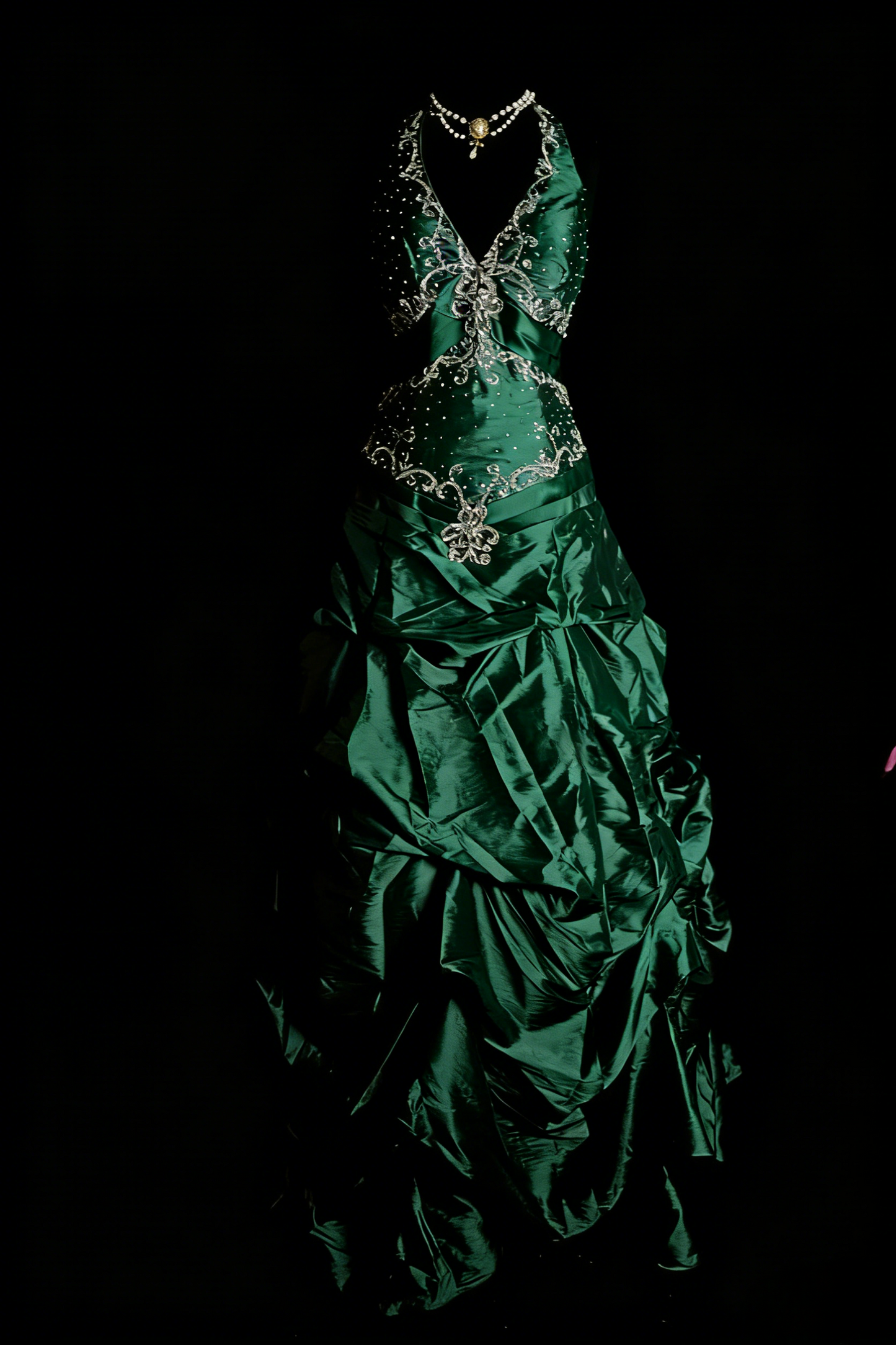 Elegant Halter Purple Long Prom Dresses Beaded Satin A-Line Birthday Dress ED06062