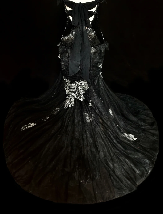 Fairy Black Long Prom Dresses Tulle Halter Mermaid Evening Dresses Applique Sleeveless Party Dresses ED06242