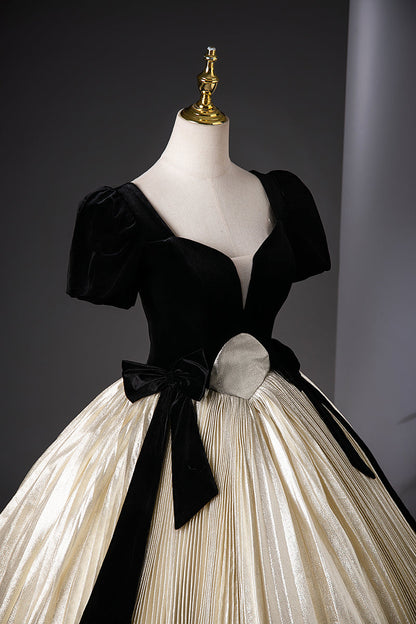 Champagne Long Prom Dress, Champagne Sweet 16 Dress HZ1024