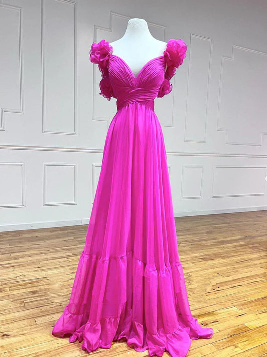 Backless Long Prom Dresses, Red Long Evening Dresses HZ1024