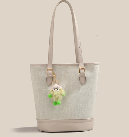 canvas bag handbag underarm bucket bag shoulder bag HZ1024