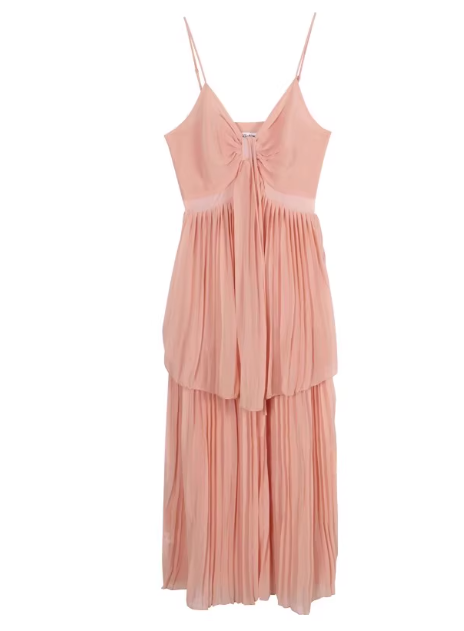 A-line V-Neck Suspender Long Beach Dress Holiday Style Summer Fashion Dress HZ1024