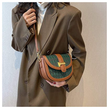 contrast color saddle bag HZ1024