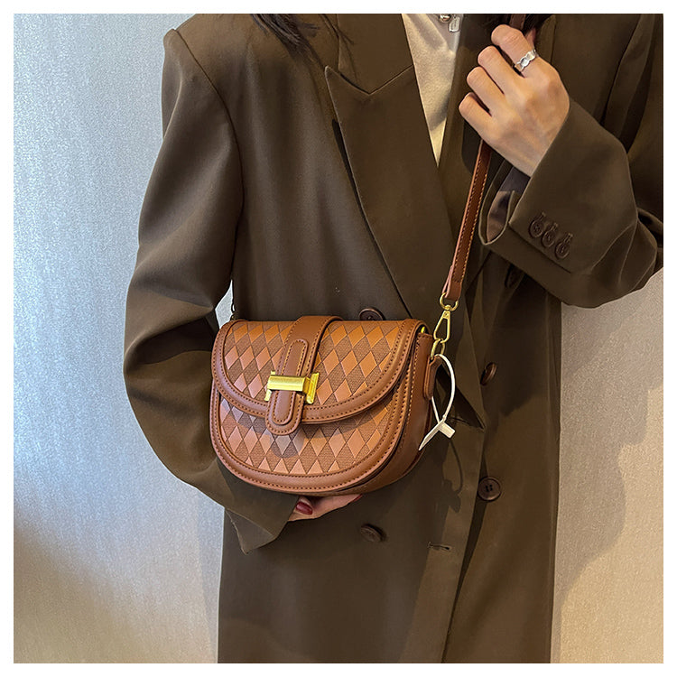 contrast color saddle bag HZ1024
