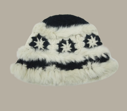 Crochet Plush Wool Hat HZ1024