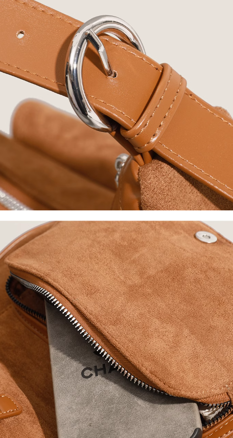 Suede handbag large capacity shoulder crossbody bag ED0982