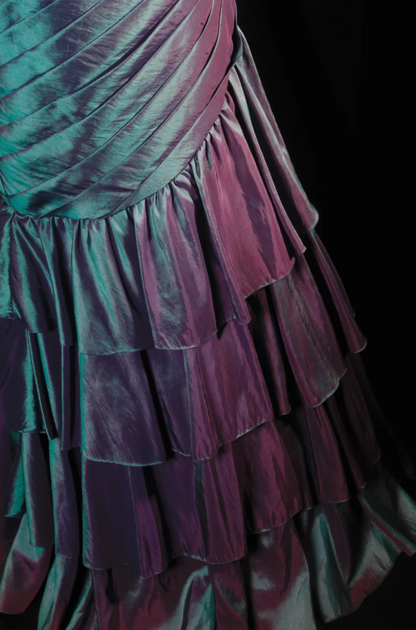 Fairy Spaghetti Straps Sheath Long Prom Dresses Satin Sleeveless Evening Dresses Teal Birthday Dresses EP05703