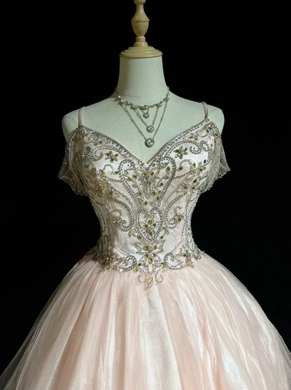 Cute Spaghetti Straps Light Pink Formal Homecoming Dress Mini Short Birthday Outfits D201
