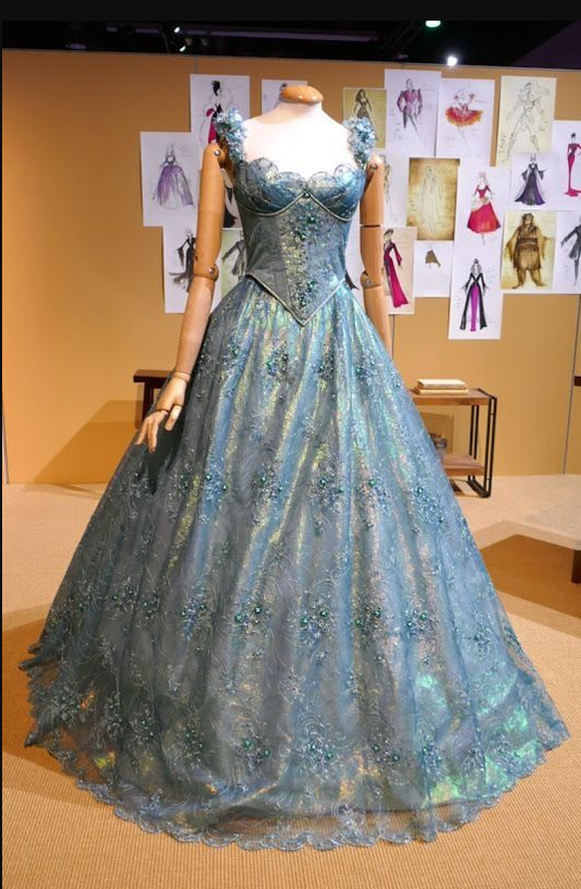 Shiny Blue Sweetheart Neck Satin Tulle Beaded Ball Gown Princess Quinceanera Dress D1254