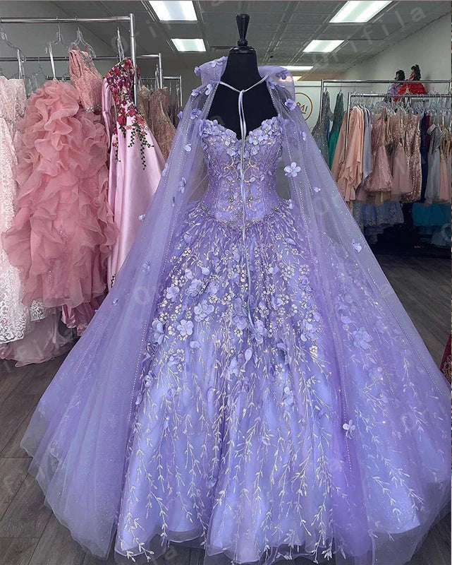 Tulle Sweetheart Ball Gown Prom Dresses Quinceanera Dresses ED589