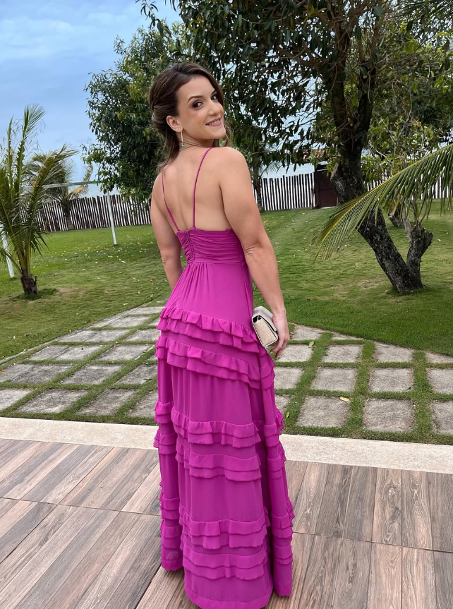 New Purple V-Neck Prom Dress, Graduation Party Dresses SH630