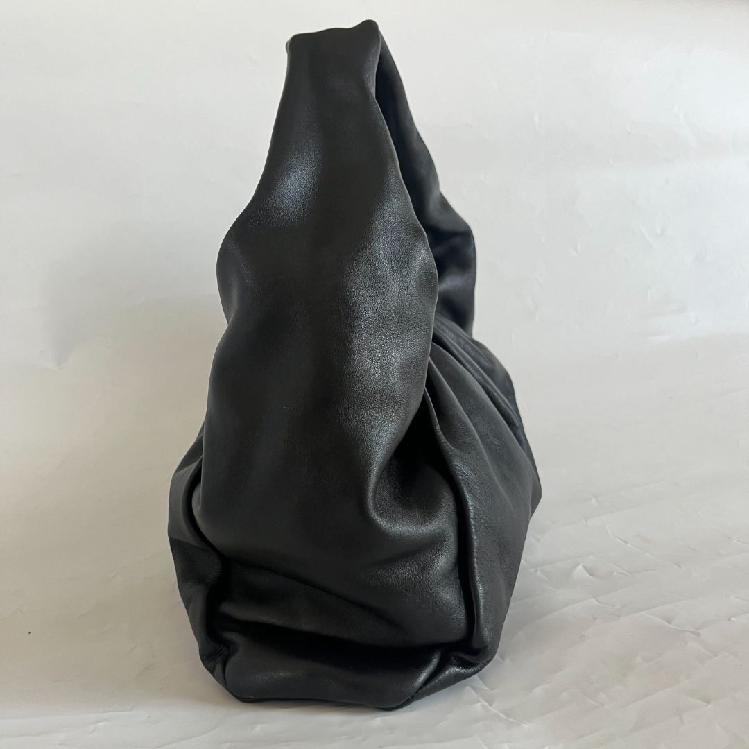 Bottega Veneta black leather The Shoulder Pouch bag