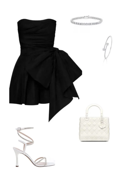 Simple Strapless Black Short Satin Homecoming Dress Cocktail Dress SH1409