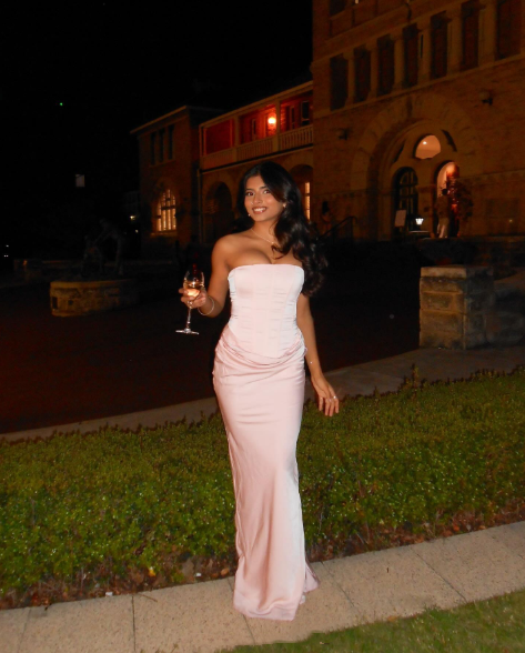 Classy Pink Strapless Satin Mermaid Bridesmaid Dress Long Wedding Guest Dress D1956