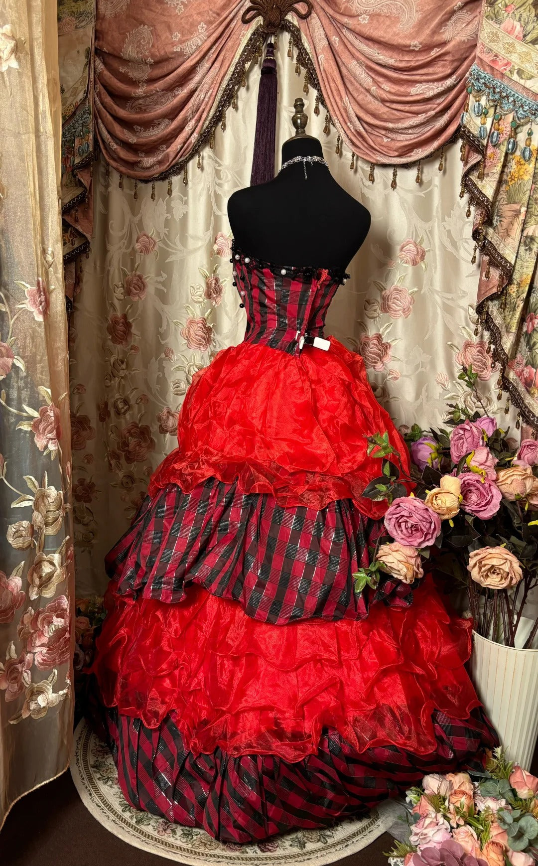 Cute Prom Dress Strapless Pleated Ball Dress Evening Dress Birthday Dress Sweet 16 Dress  D2394
